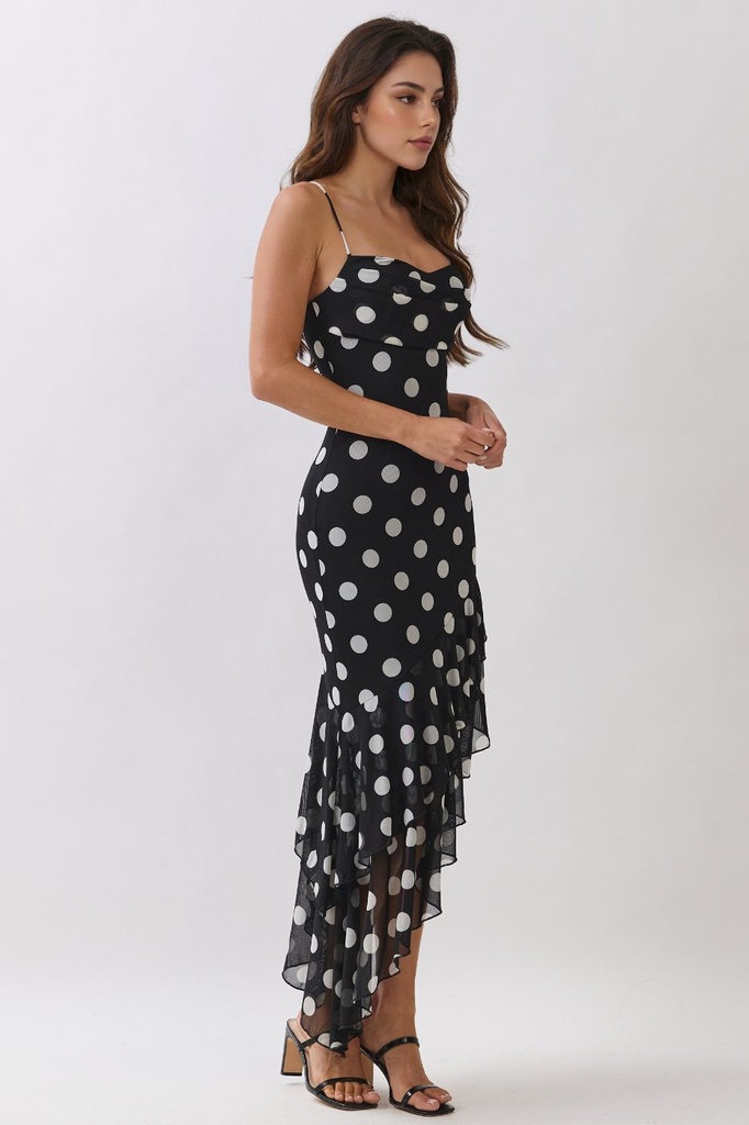 LD57858P Black/Soft White Polka Dot 2