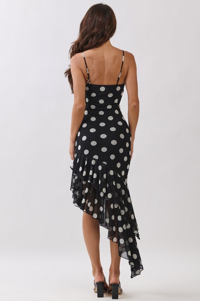 LD57858P Black/Soft White Polka Dot 3