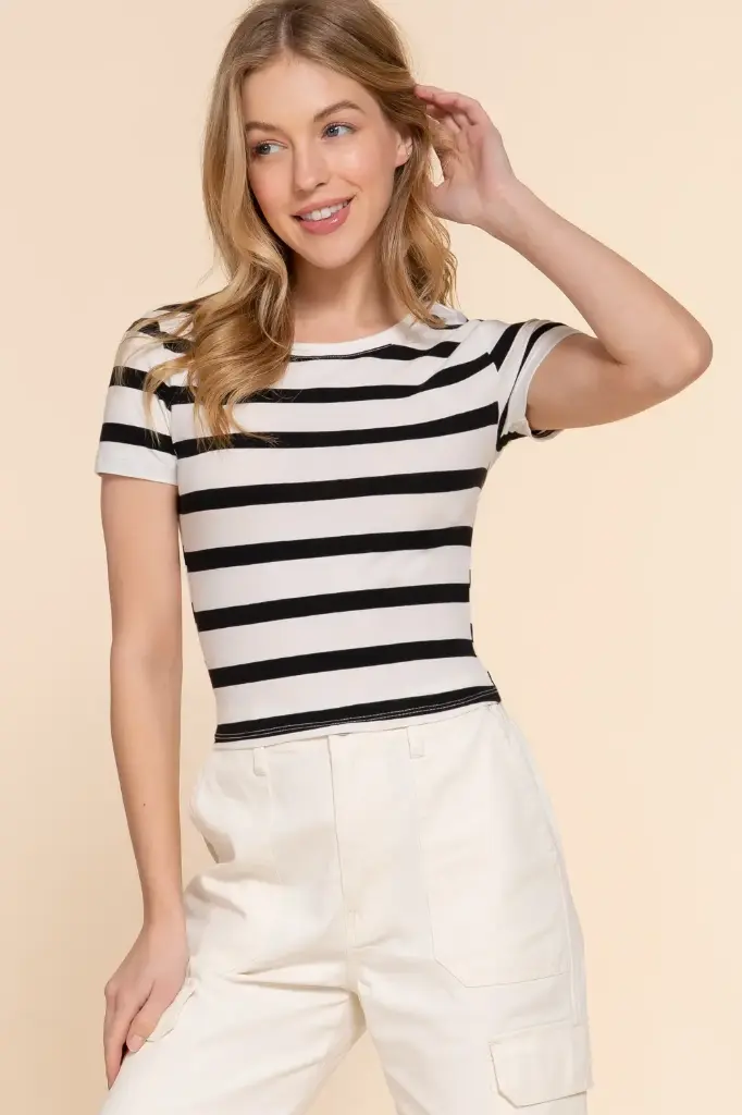 T13970 Playera de Rayas