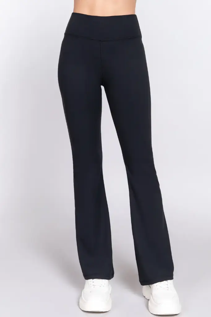 P13744 Flare Stretch Workout Long Pants