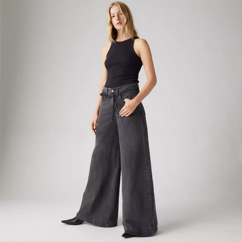 Jeans de Pierna Muy Amplia