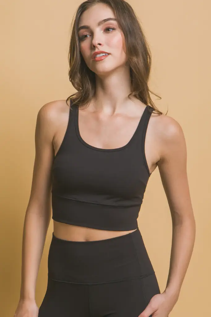 10293TN Sports Top with Wide Straps