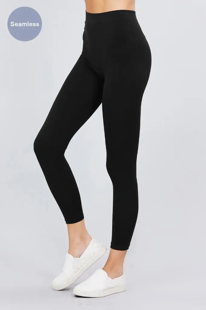 P11843 Leggings de Tiro Alto en Tejido Opaco