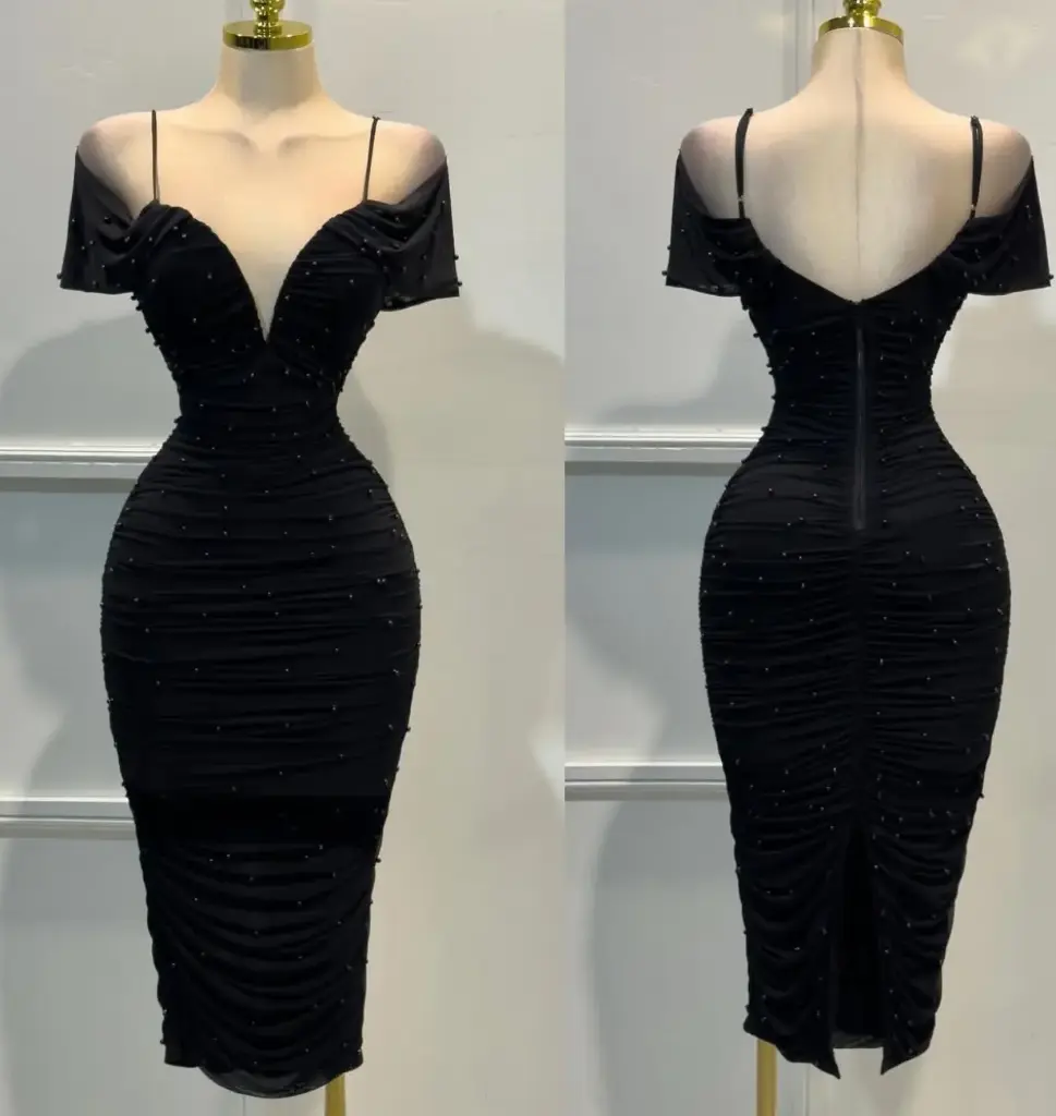ID14138 Vestido Midi Fruncido