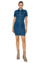 HMD14501 Vestido Corto de Mezclilla