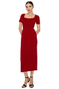 BD05573 Vestido Midi de Manga Corta