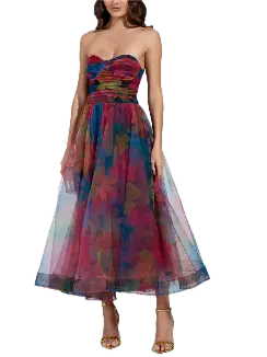 RVD5719 Vestido Largo de Tul