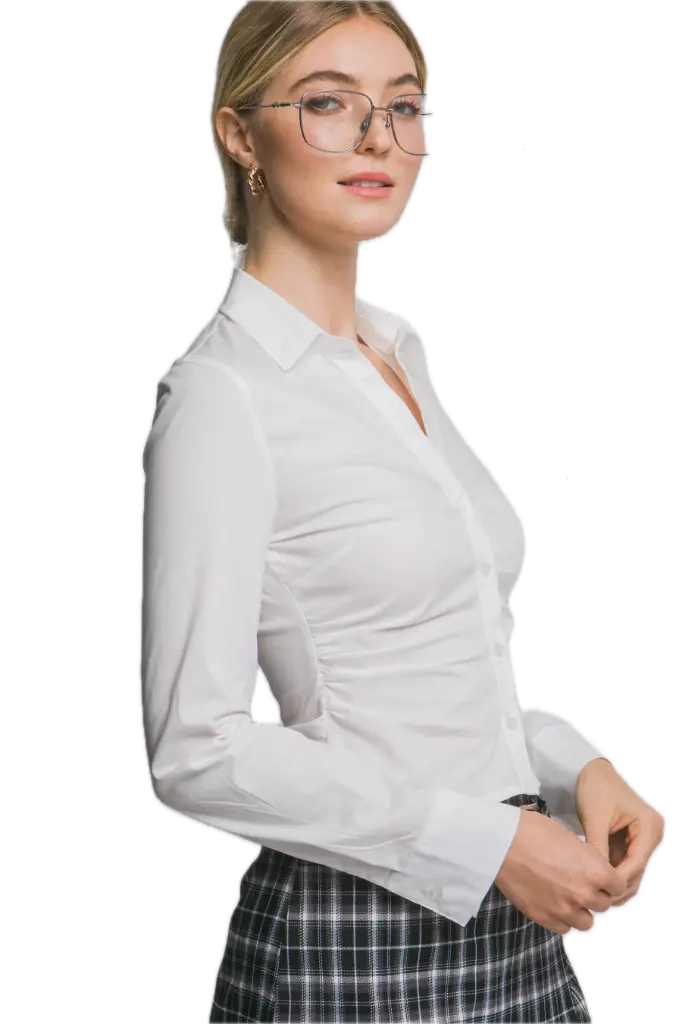 10357TN Fitted Long Sleeve Shirt
