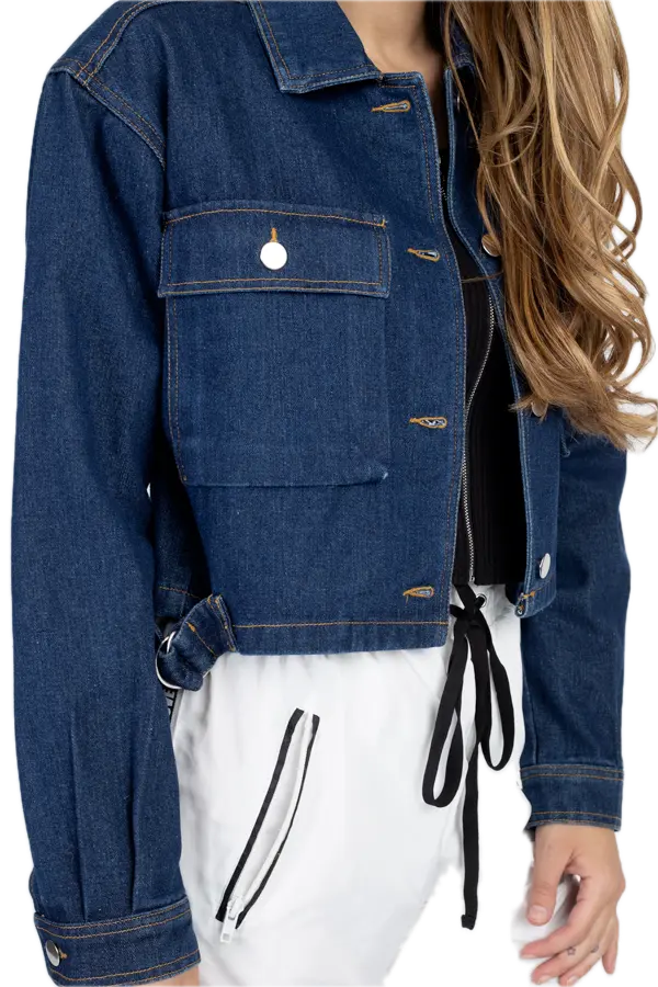 IJ99104 Jumpsuit de Mezclilla Sin Tirantes
