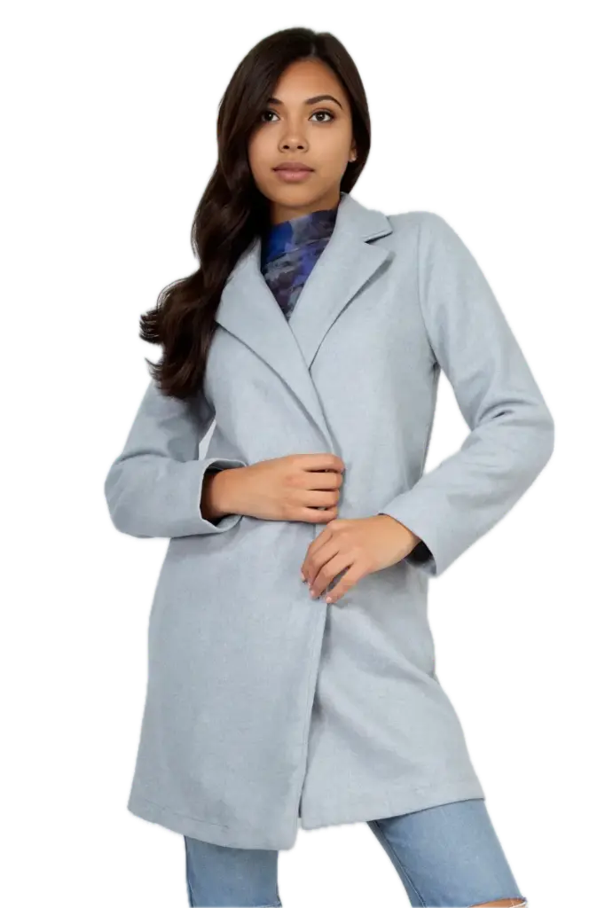 IJ99307H Open-Front Notch Solid Coat (S)