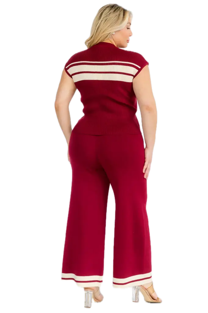 1253X Conjunto de Punto con Top Corto