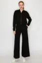 IJ99649 Set with a Zip Sweatshirt and Trousers