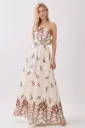 HR3269 Vestido Largo Sin Tirantes