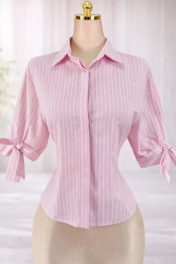 LC7116 Ladies Blouse (Pink, S)