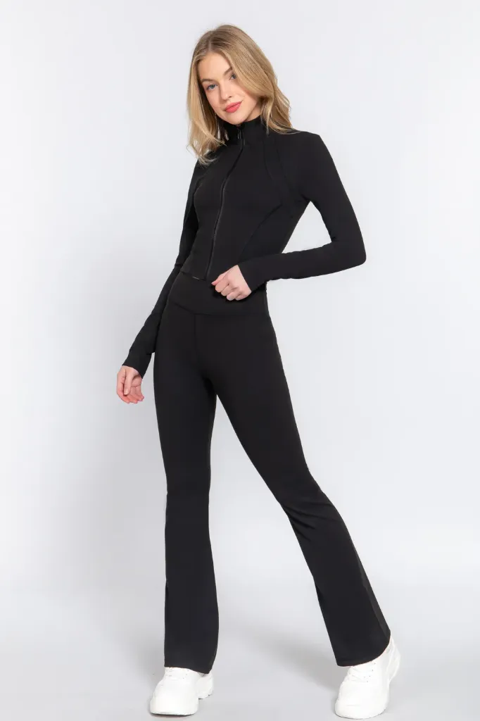 13844 Conjunto de Top de Manga Larga
