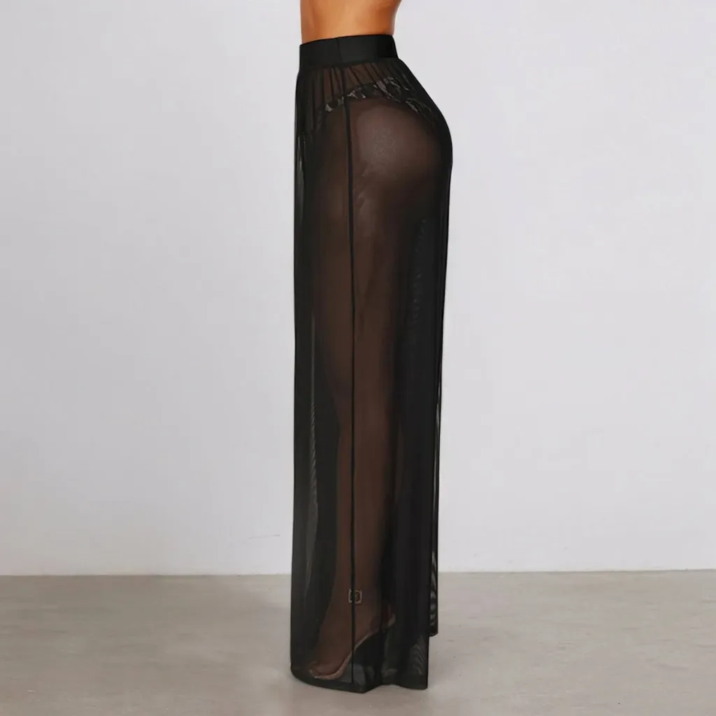 QA5066 Pantalón de Malla Transparente (S)