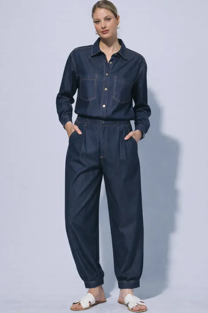 10470TL Conjunto de Mezclilla Camisa y Pantalón