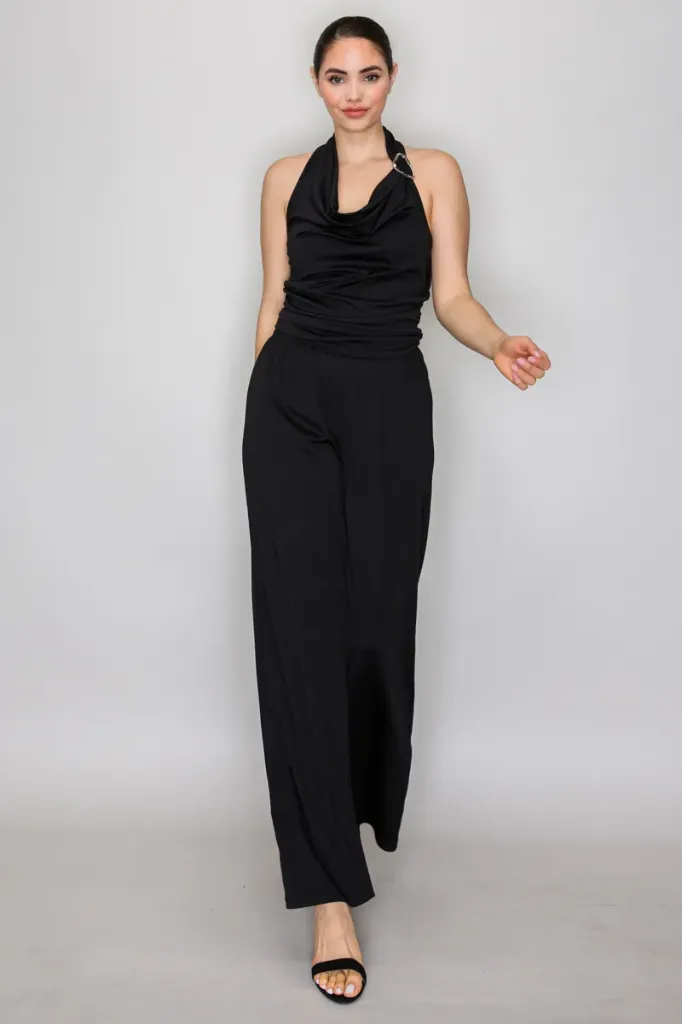 HMT57467 Set with a Cowl-neck Top