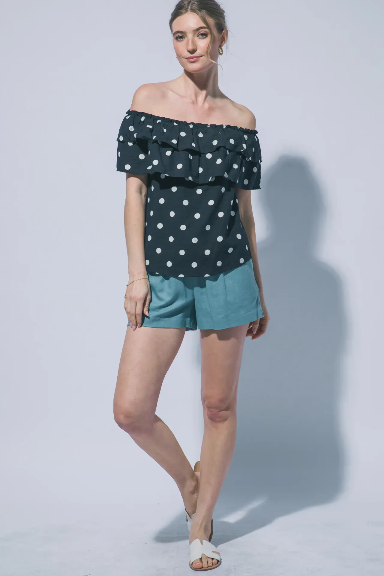 10487TN Top de Lunares