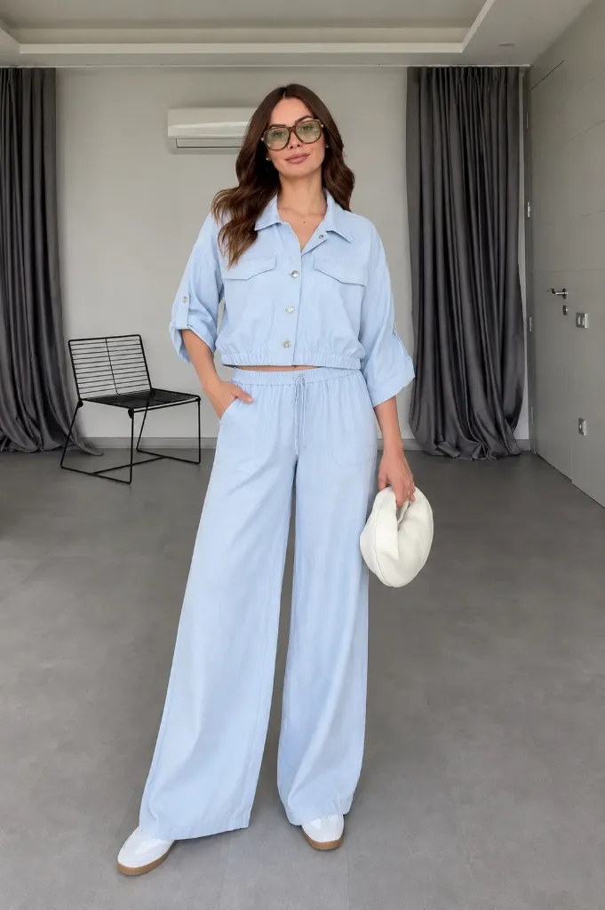 YF3398 Conjunto de Chambray