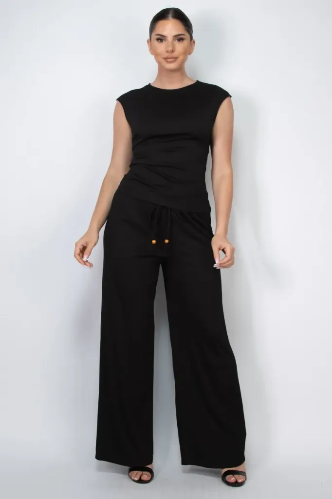 HMP40824 Conjunto en Punto Suave: Top