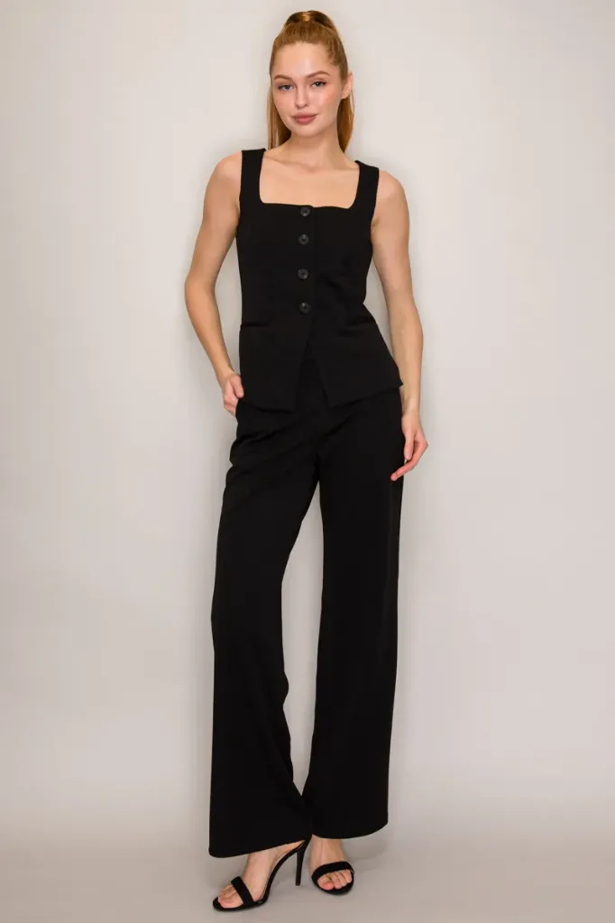 IP9459 Conjunto de Top y Pantalón