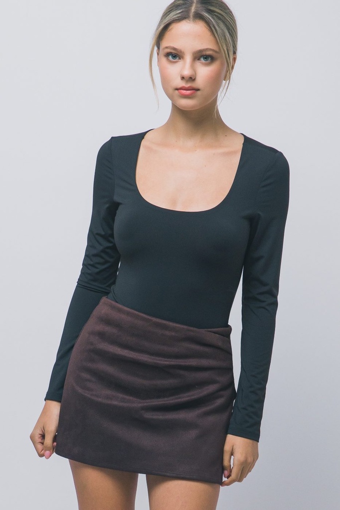 3812RL BODYSUIT (Black, S)