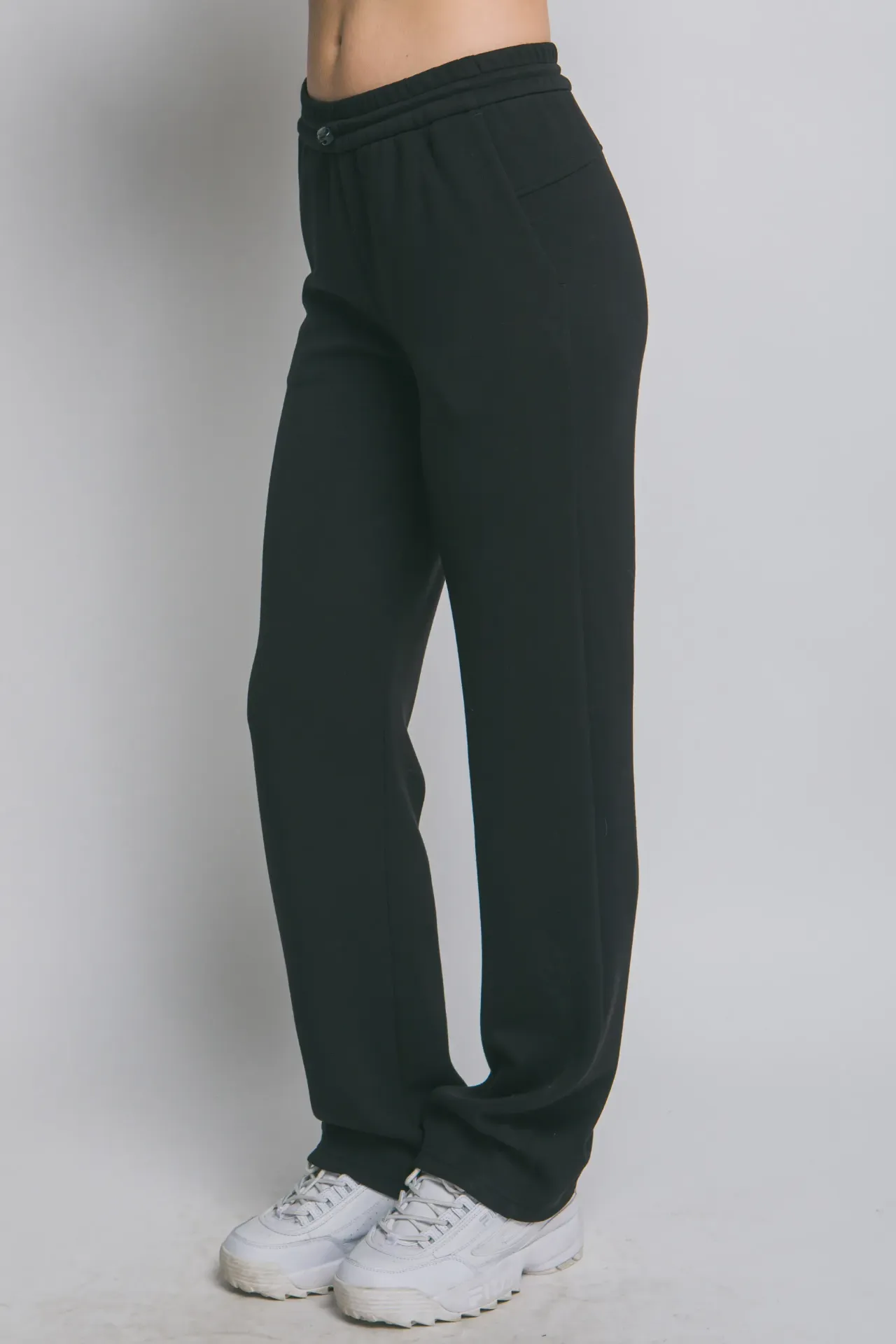 60078PN Conjunto de Punto Sudadera y Pantalón (Black, S)