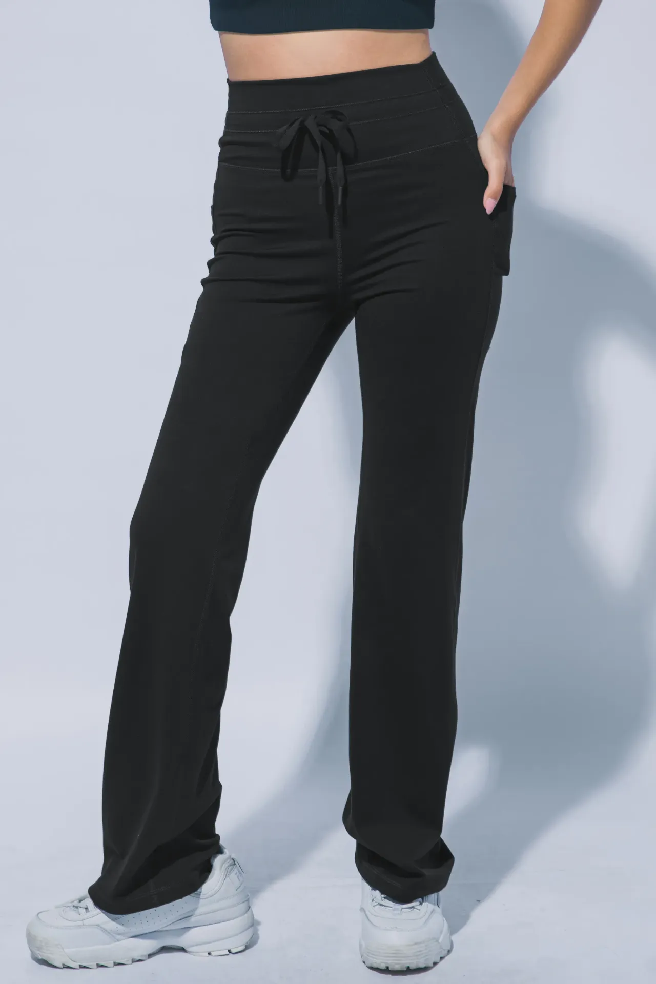 60189PN Jeans de Tiro Alto (Black, S)
