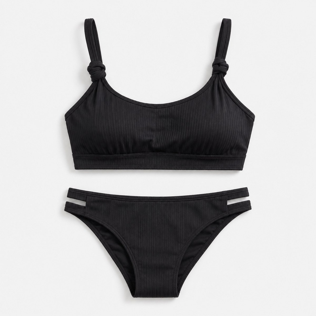 Bikini de Canalé con Nudo