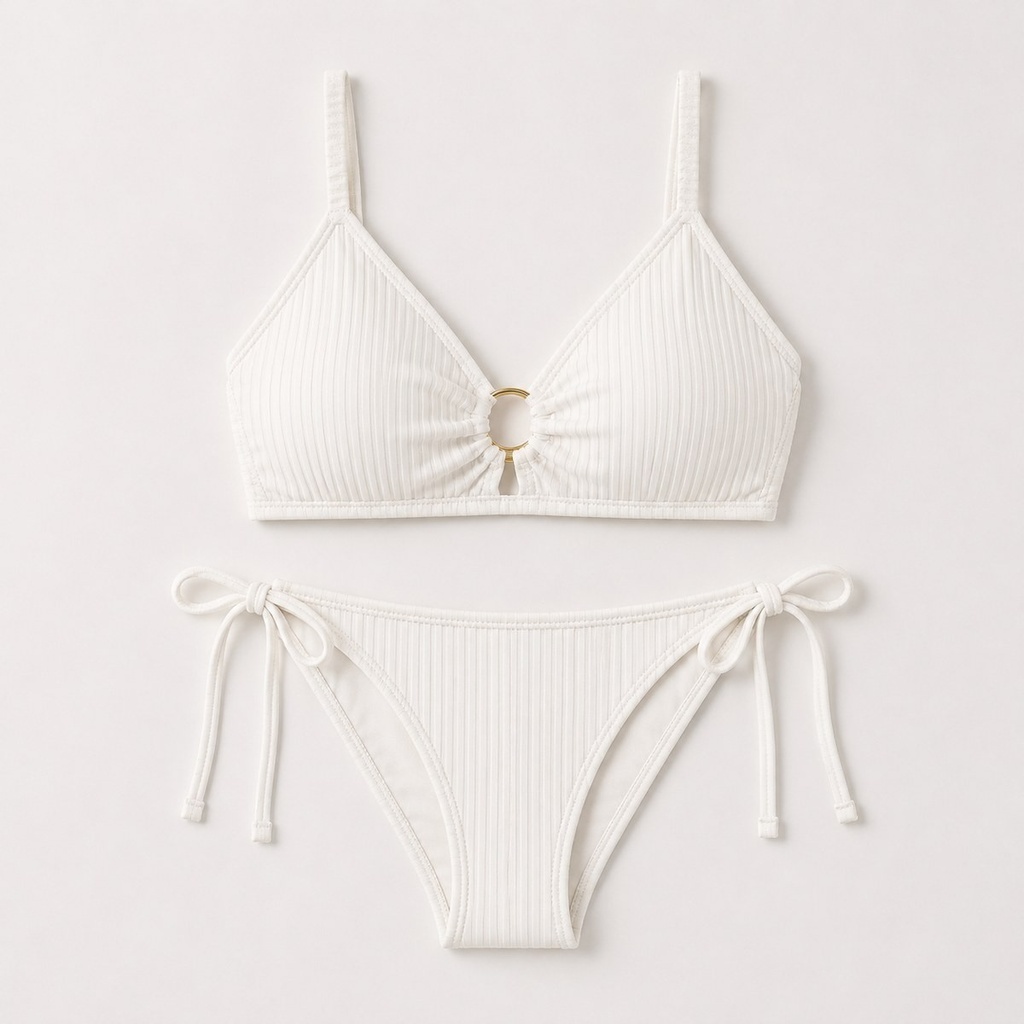 Ring Tie-Side Bikini Set
