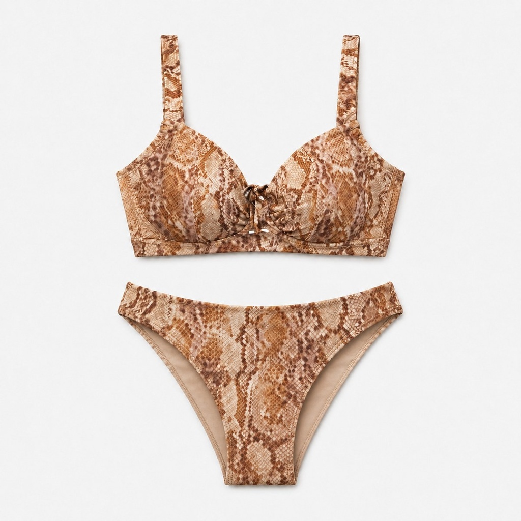 Python Lace-Up Bikini Set