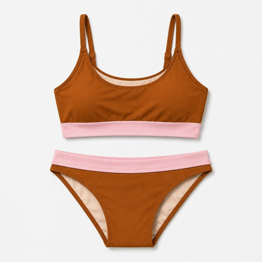 Bikini Caramelo con Banda