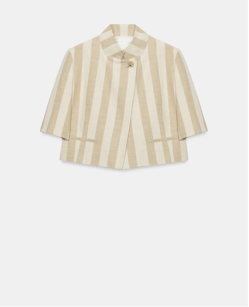 24615 Verona Stripe Cropped Jacket (S)