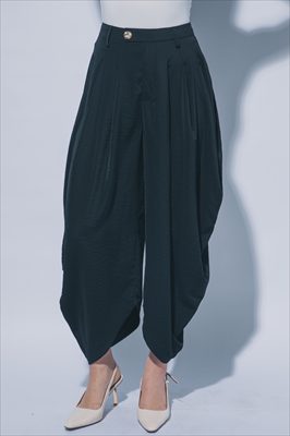 60334PL Pantalón Globo Drapeado