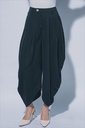 60334PL Pantalón Globo Drapeado