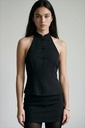 10607TN Top Halter con Espalda Abierta
