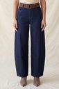 HMP41094 Pantalón de Mezclilla Barrel de Pierna Ancha